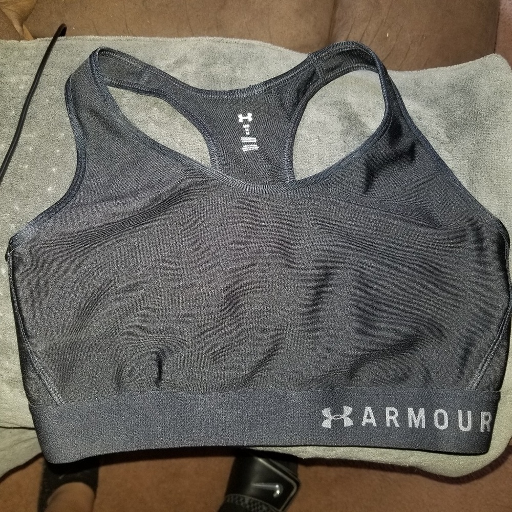 Black Under Armour sports bra